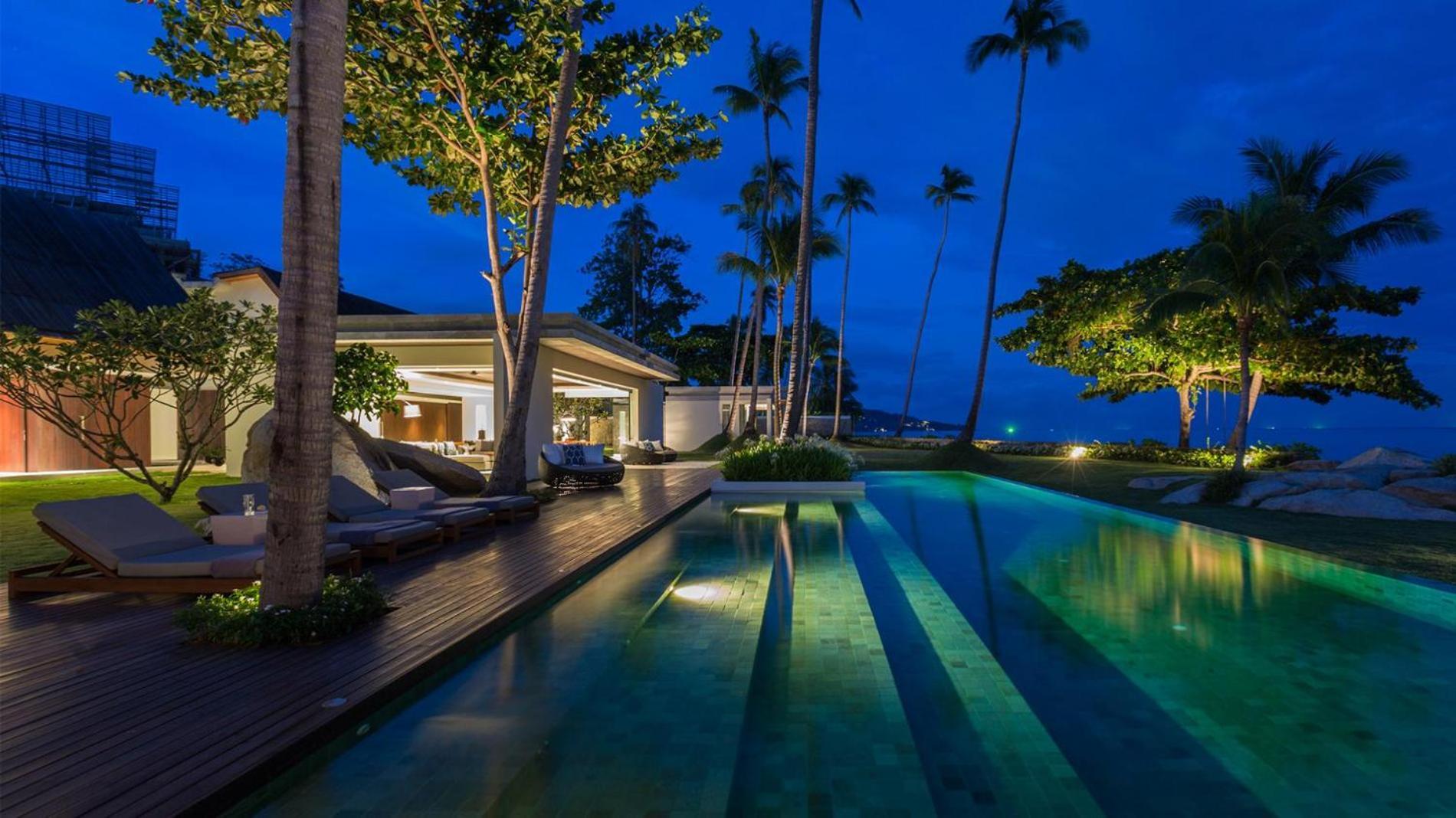 Fashionable Villa Malabar Beachfront 5 Bedrooms Plus 2 Kid'S Bedrooms Laem Sor Buitenkant foto