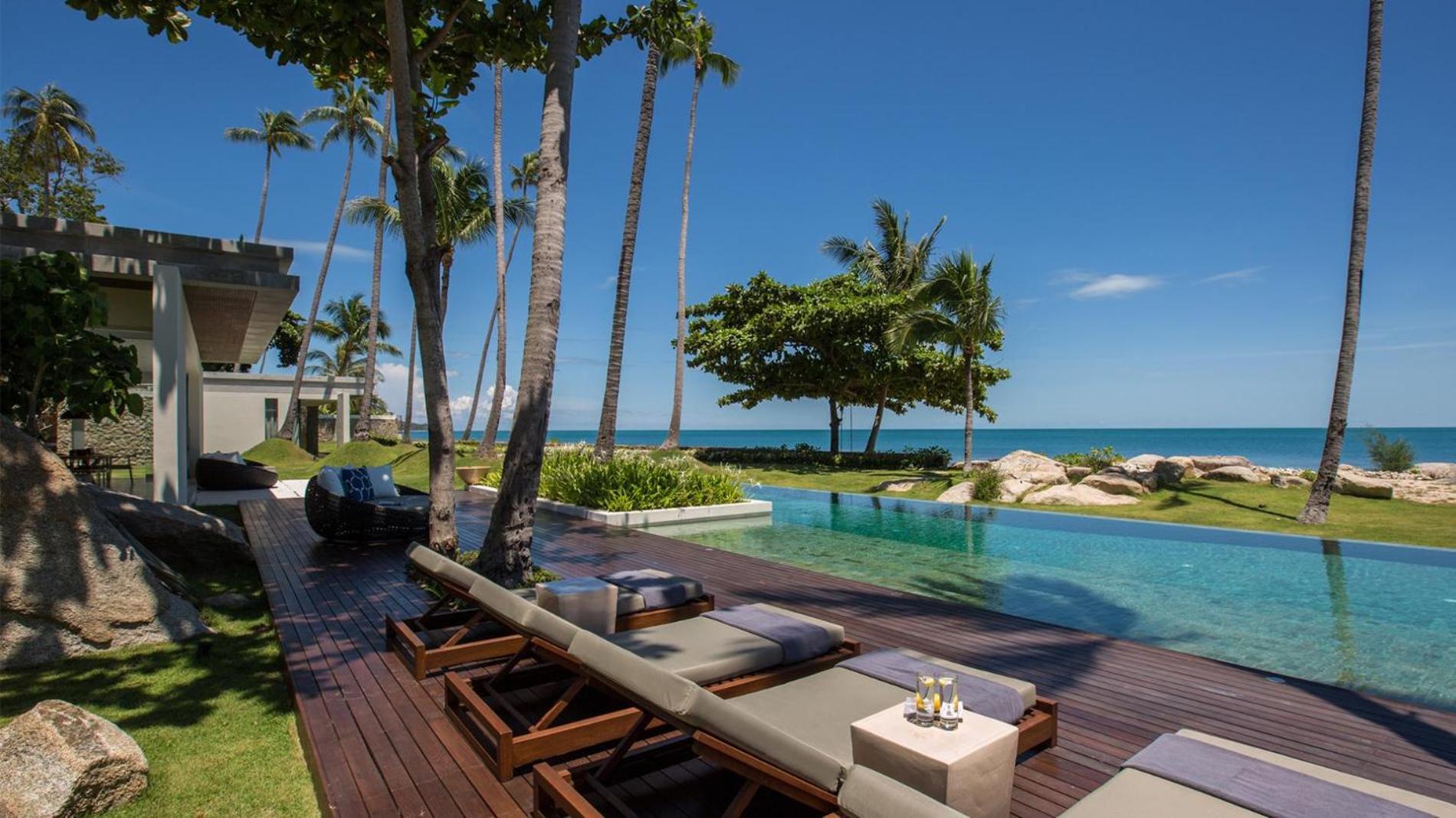 Fashionable Villa Malabar Beachfront 5 Bedrooms Plus 2 Kid'S Bedrooms Laem Sor Buitenkant foto